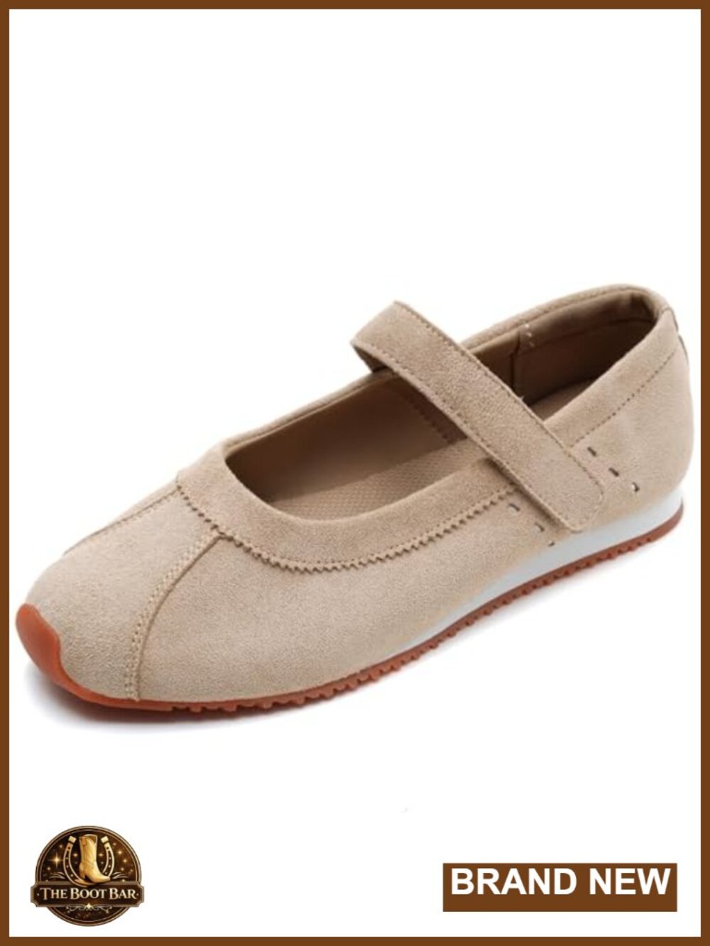 Mary Jane Sneakers Ballet Flats Comfort Slip On Walking Shoes